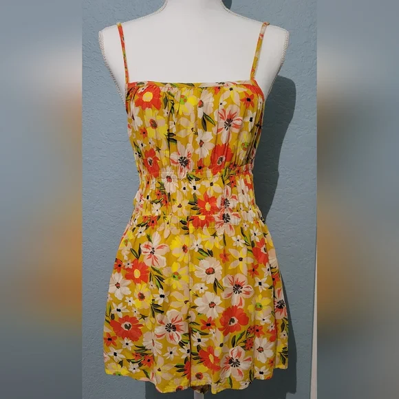 Arizona Jean Co Floral Print Romper NWT - Picture 2 of 13